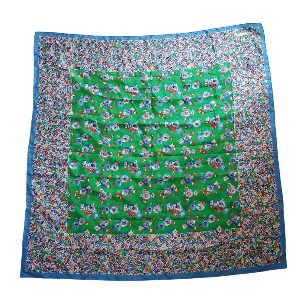 Adrienne Vittadini Floral Vintage Silk Scarf